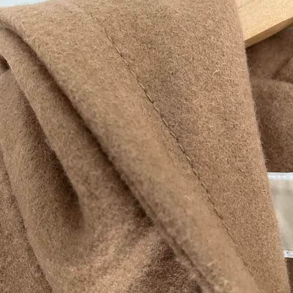 Michael Kors Camel Toggle Wool Hood Coat Size 10 - Picture 6 of 8